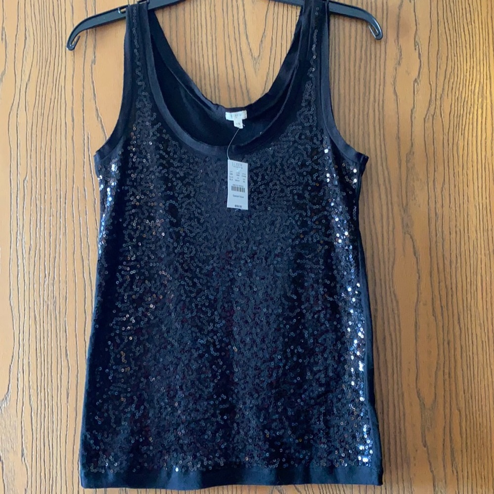 NWT J. Crew sparkly tank
